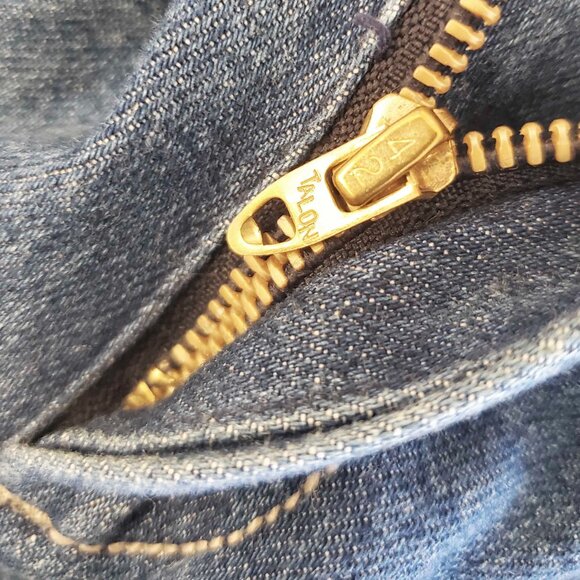 James River Traders Womens Vtg 80s High Rise Denim Gaucho Culottes Jeans Pants - Picture 5 of 11